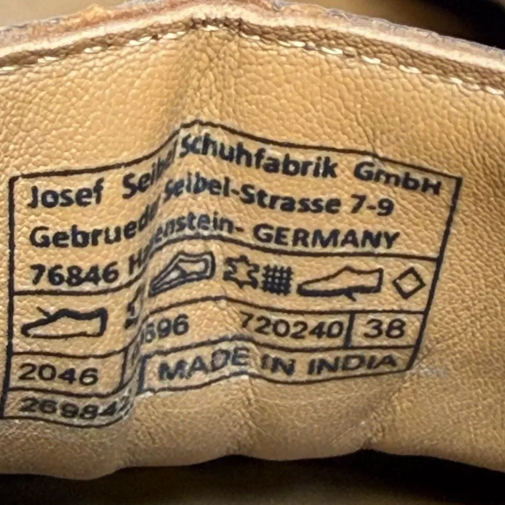Josef Seibel Sienna 96 Penny Loafer Women's Size 7.5 Brown Leather Slip On Shoes